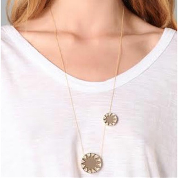 House of Harlow 1960 Jewelry - HOH Double Sunburst Necklace